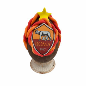Uovo di Pasqua Artigianale Frisenda® personalizzato ROMA farcito da oltre 1kg